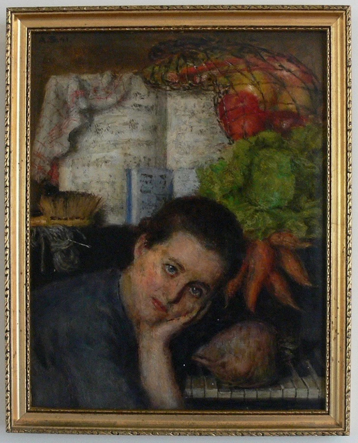 La moglie di Alfred, Teodora al pianoforte